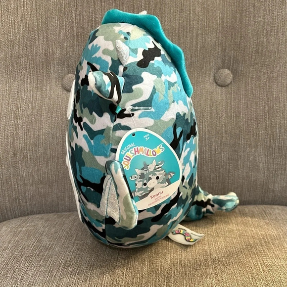 Squishmallows Dragon Keanu Camo, size 8” NWT - Picture 5 of 11
